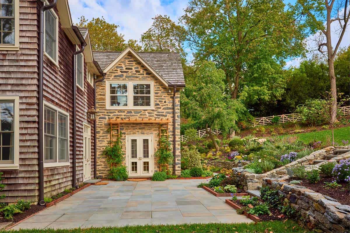 stone house exterior
