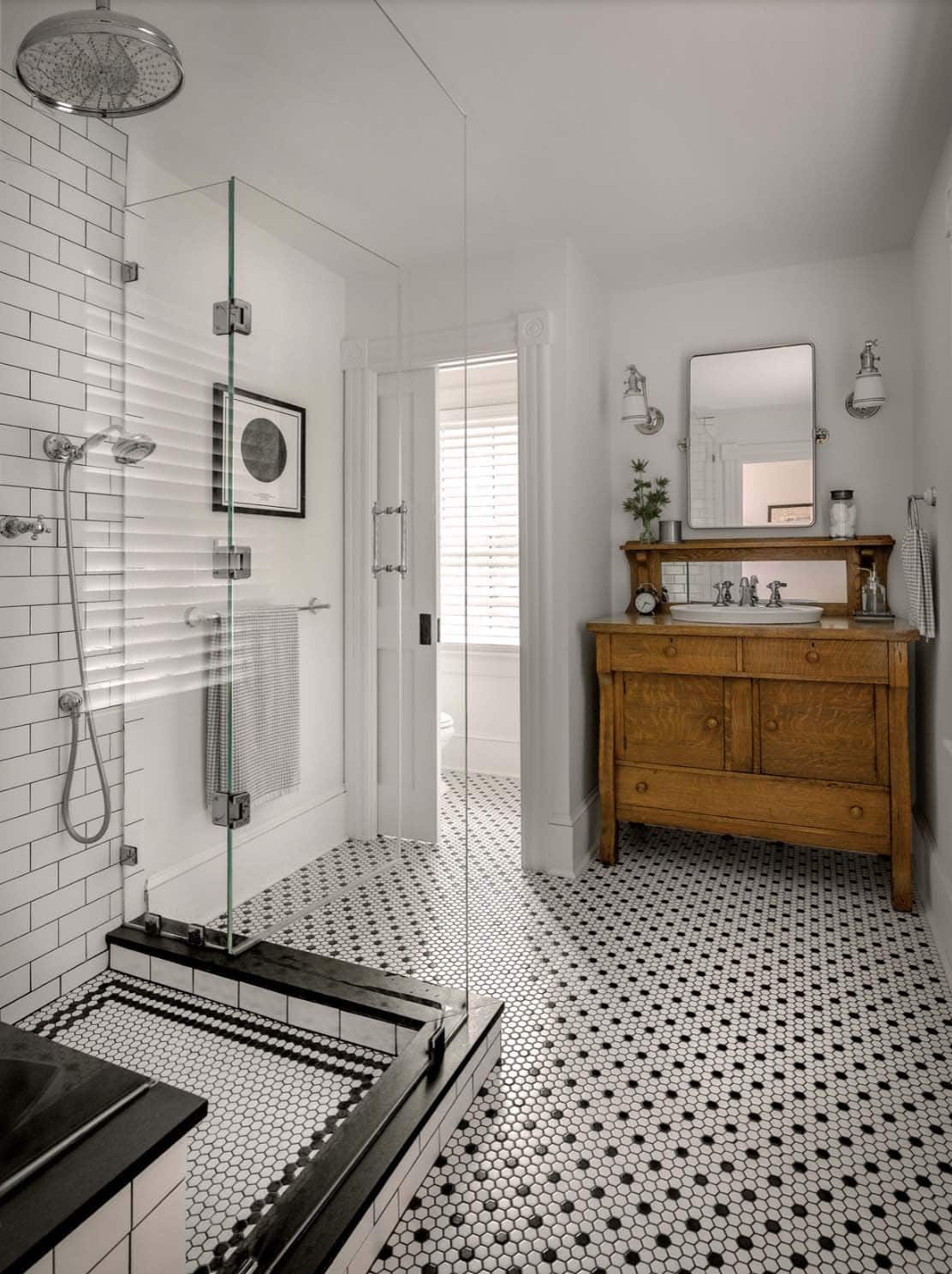 craftsman style bathroom