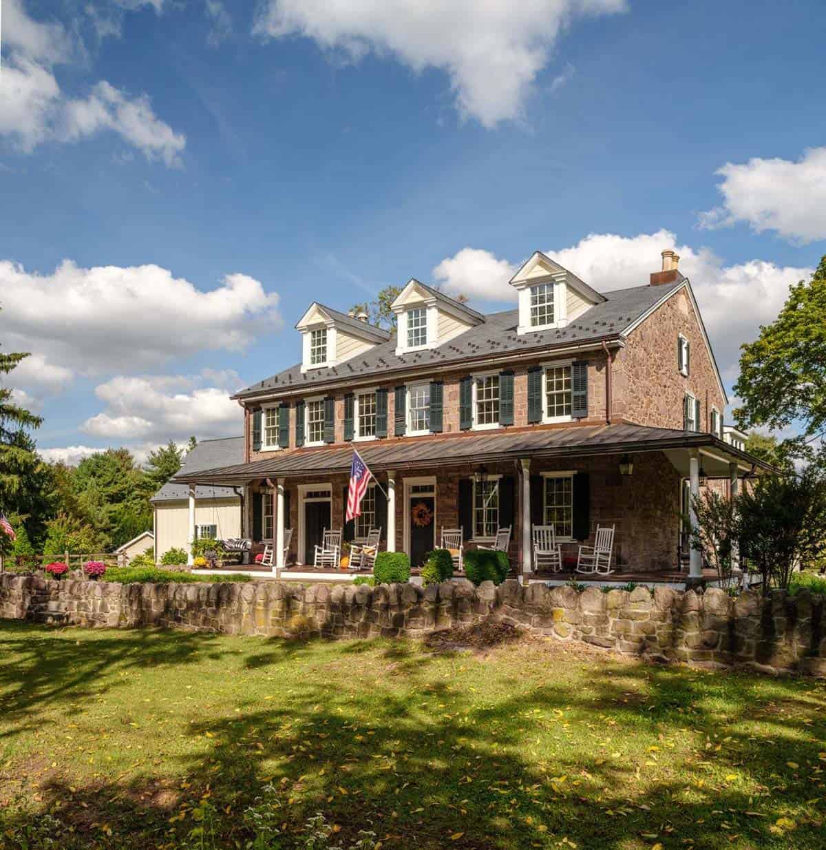 stone house exterior