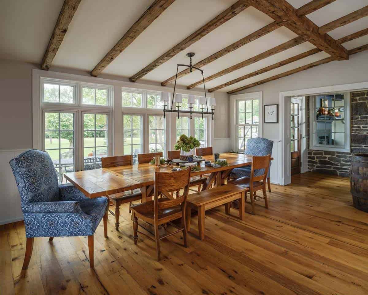 farmhouse style dining room