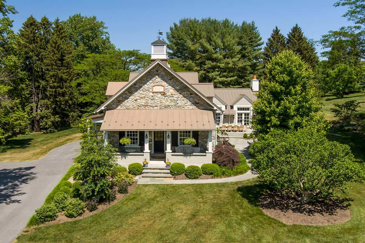 stone house exterior