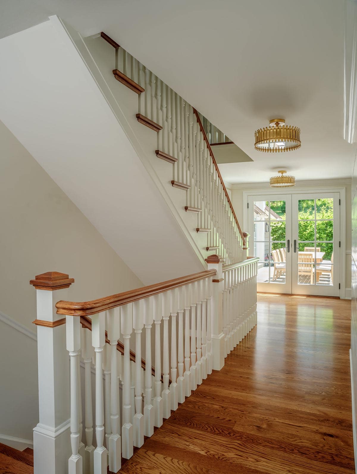 traditonal style staircase