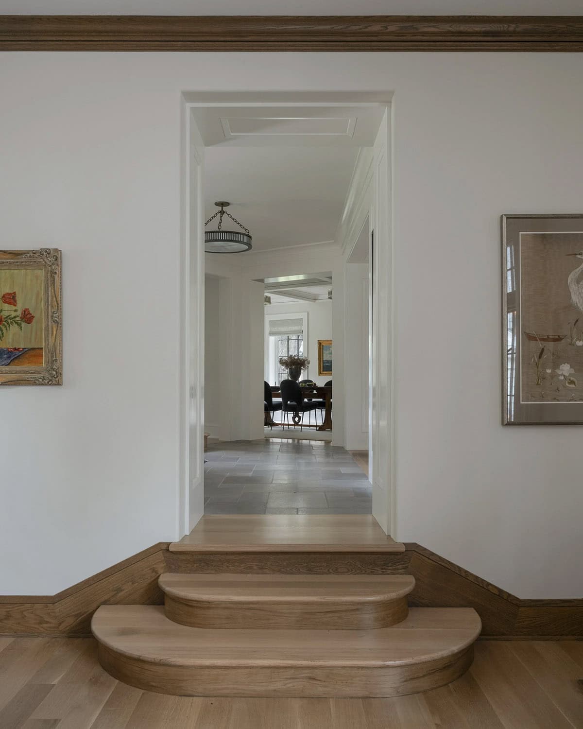 contemporary hallway