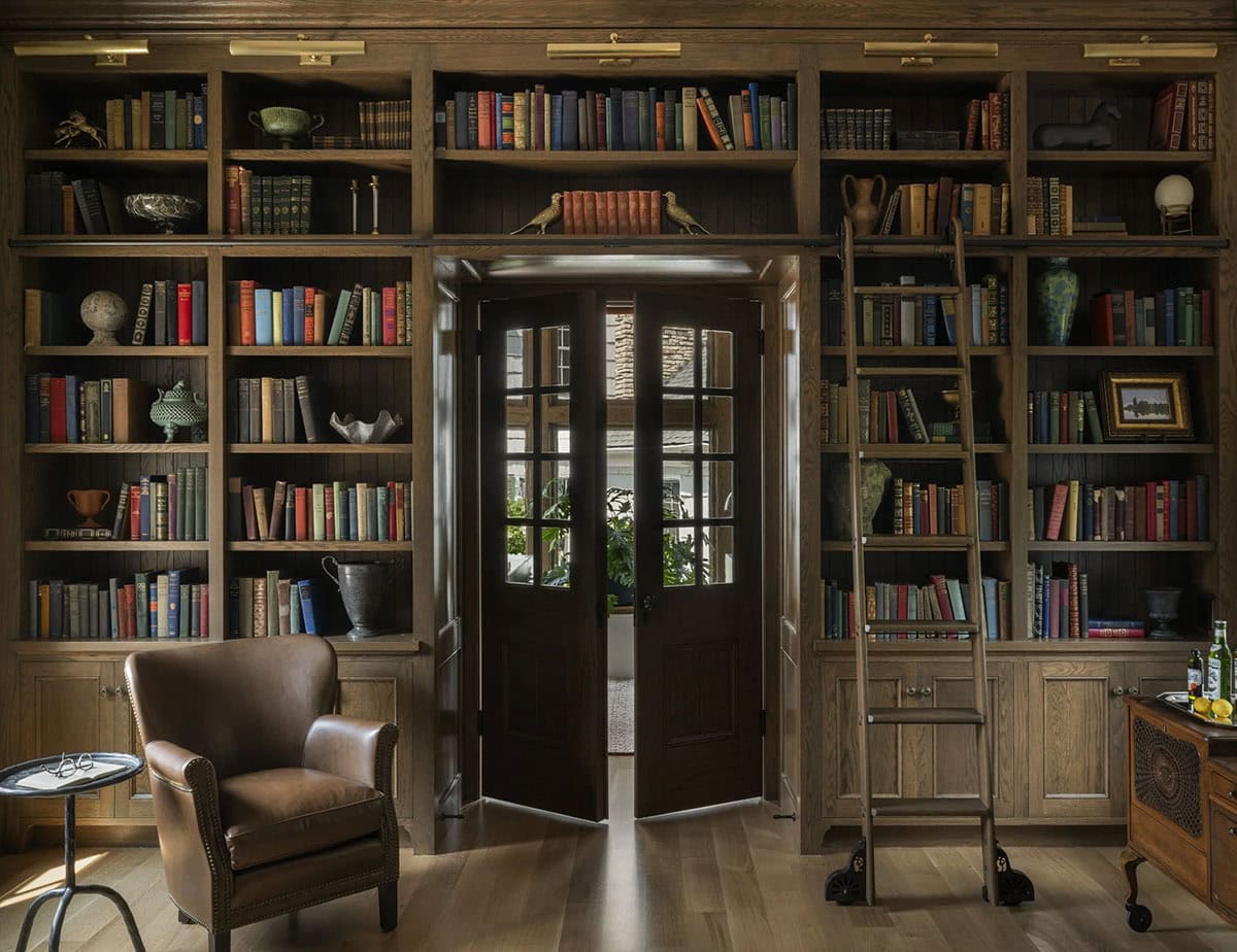 contemporary home library