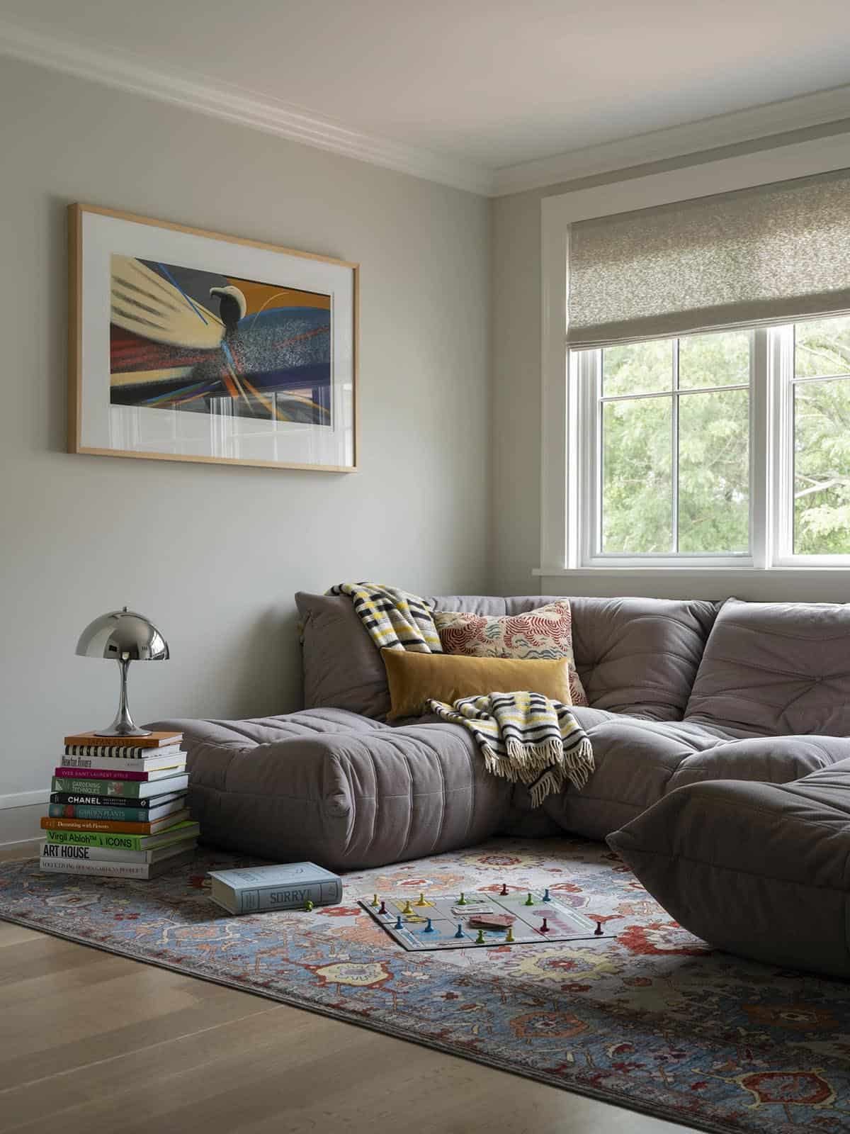 contemporary family room