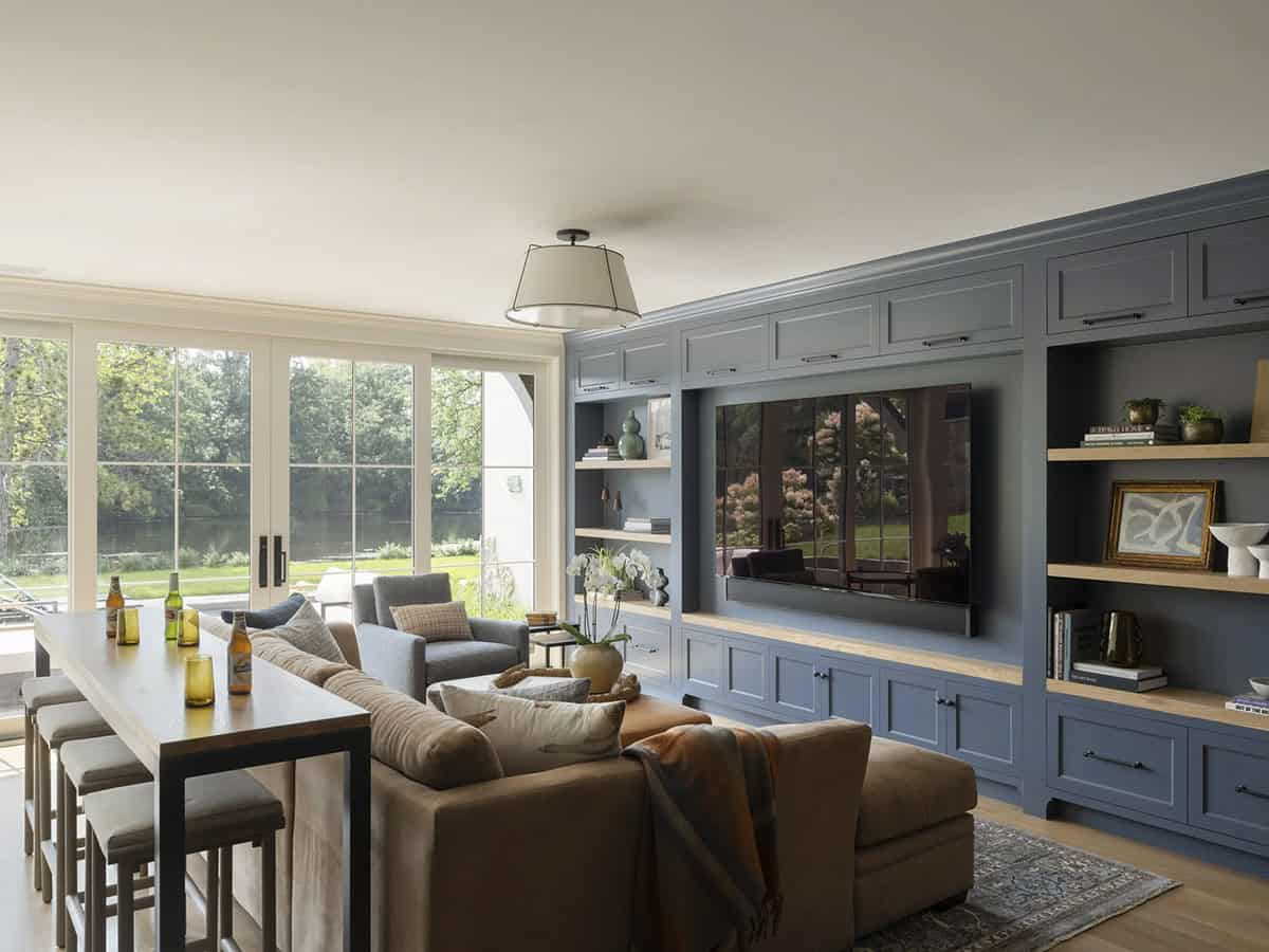 contemporary family room