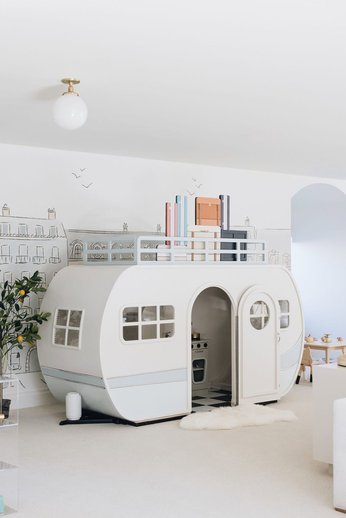 contemporary kids playroom