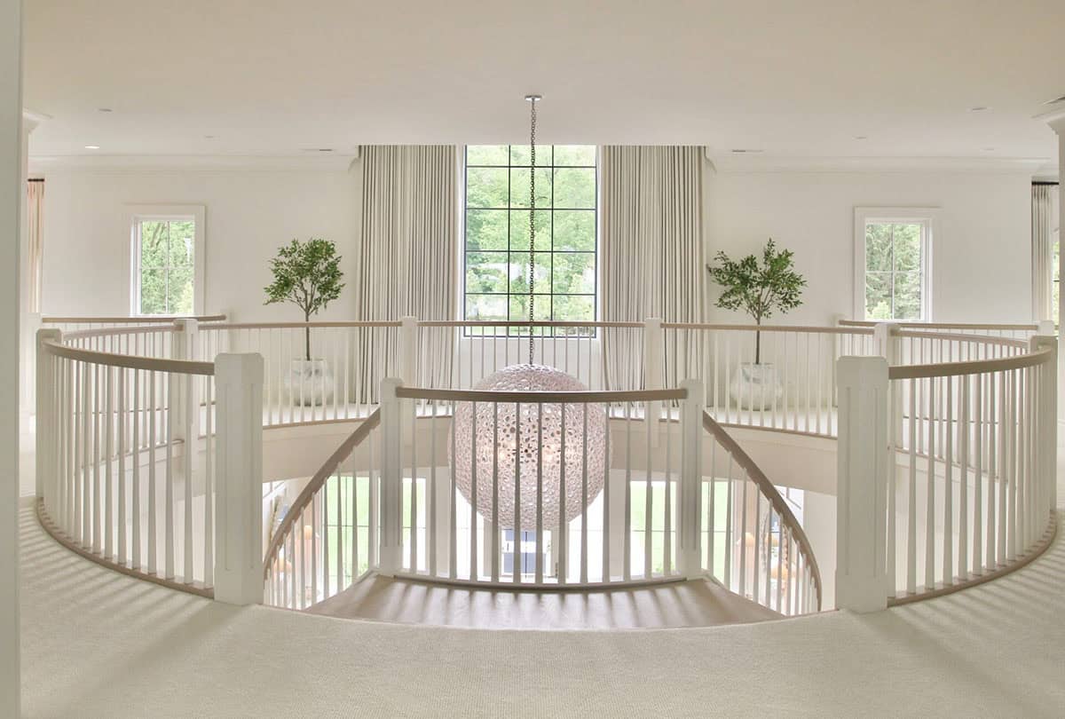 contemporary upstairs landing