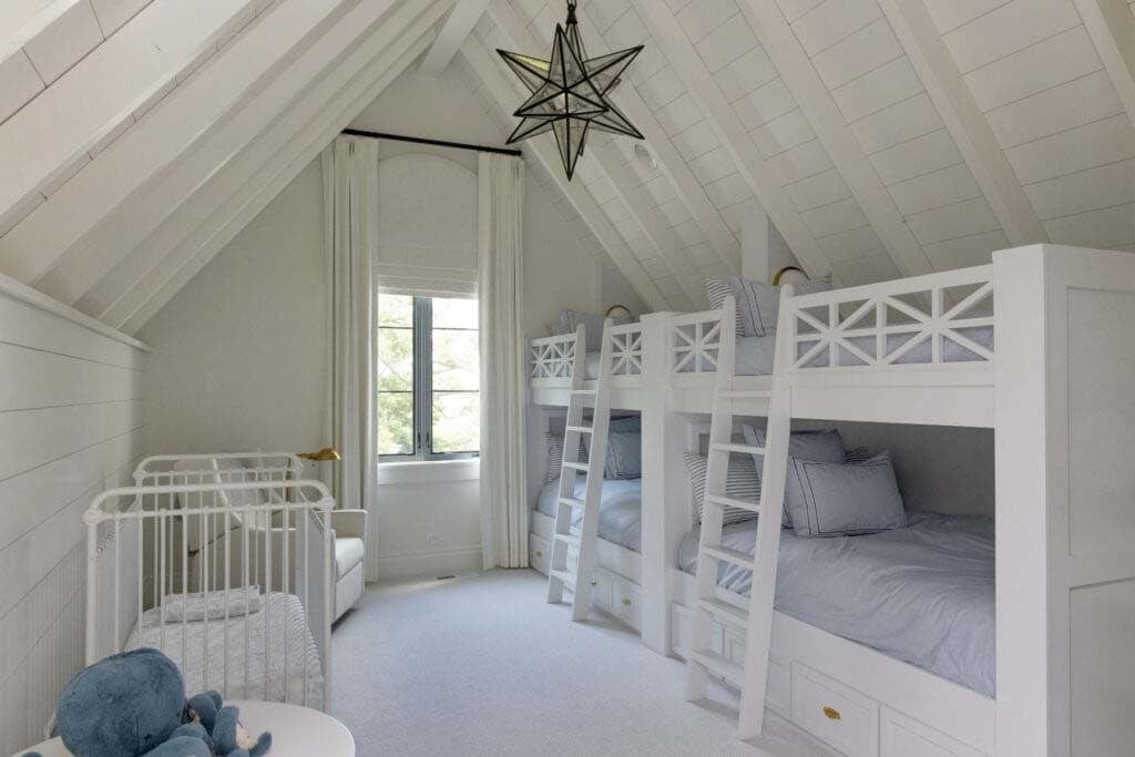 contemporary bunk bedroom
