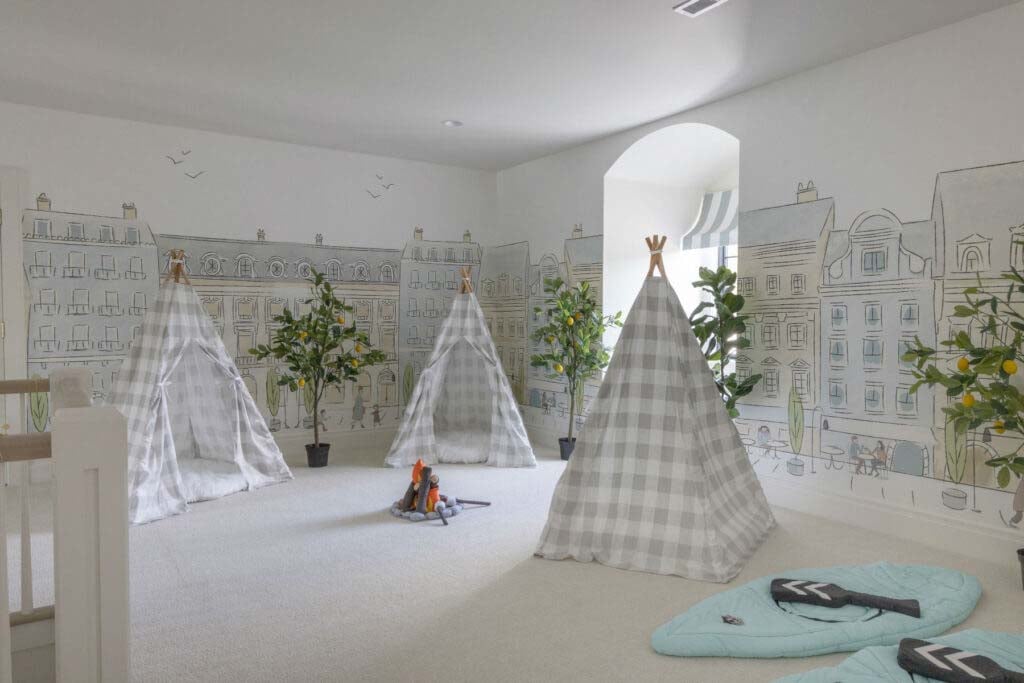 contemporary kids playroom