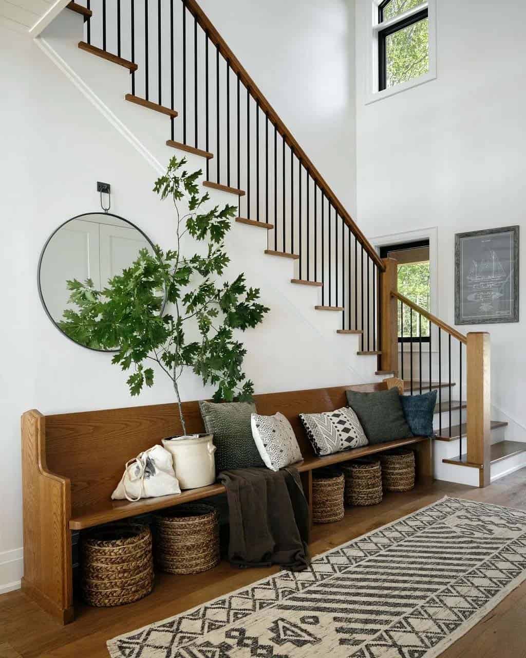 traditional style staircase