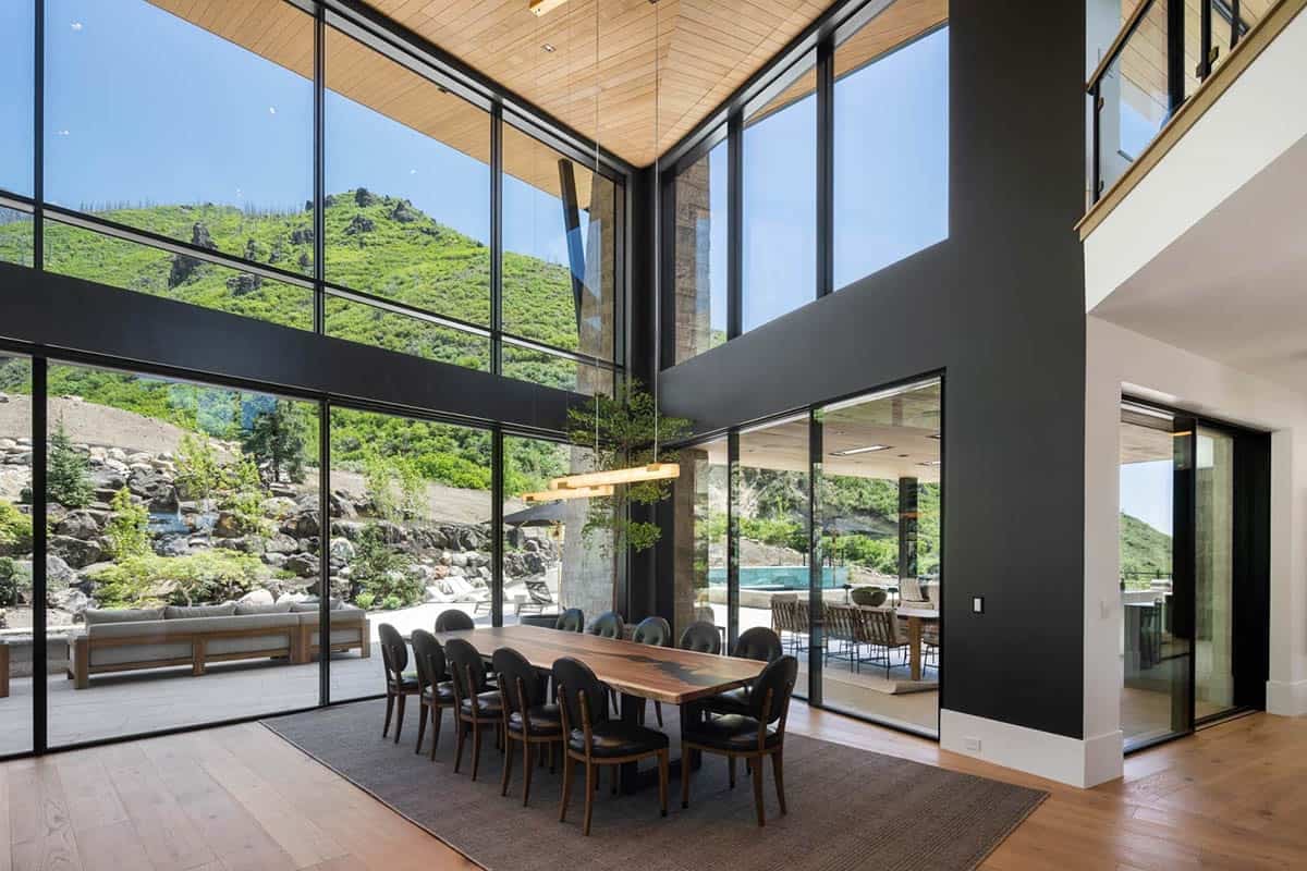 modern dining room