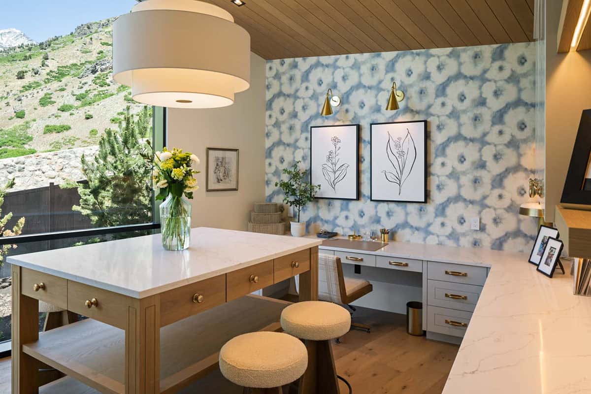modern craft room