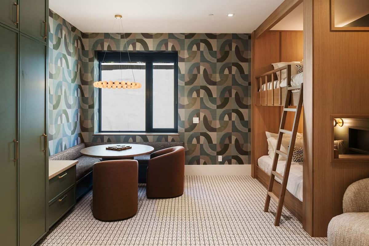 modern bunk bedroom