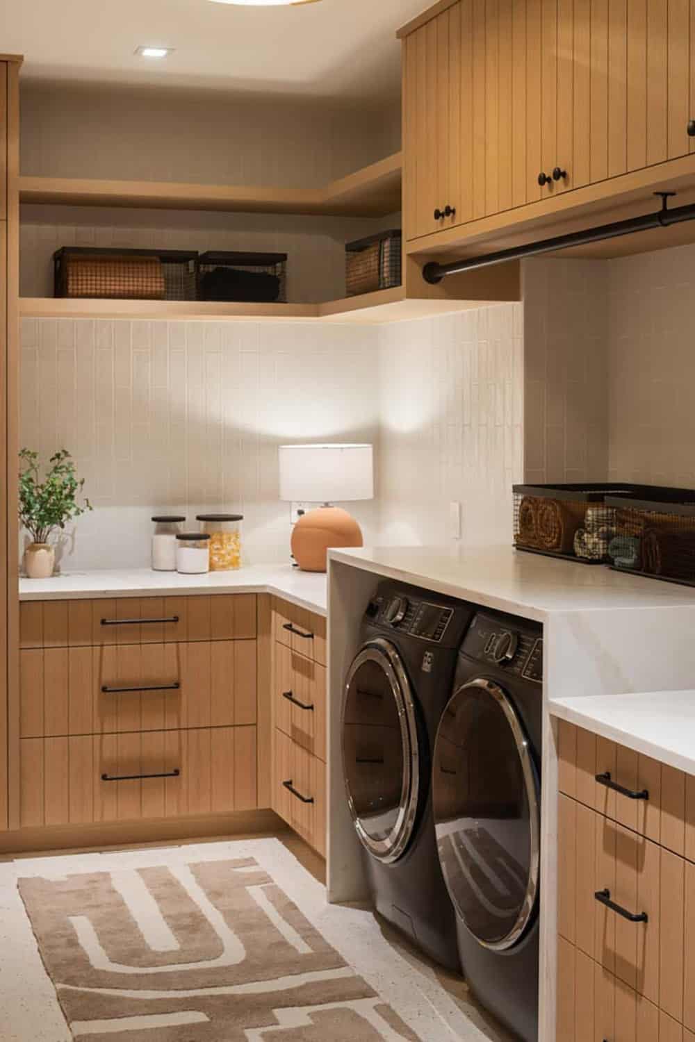 modern laundry room