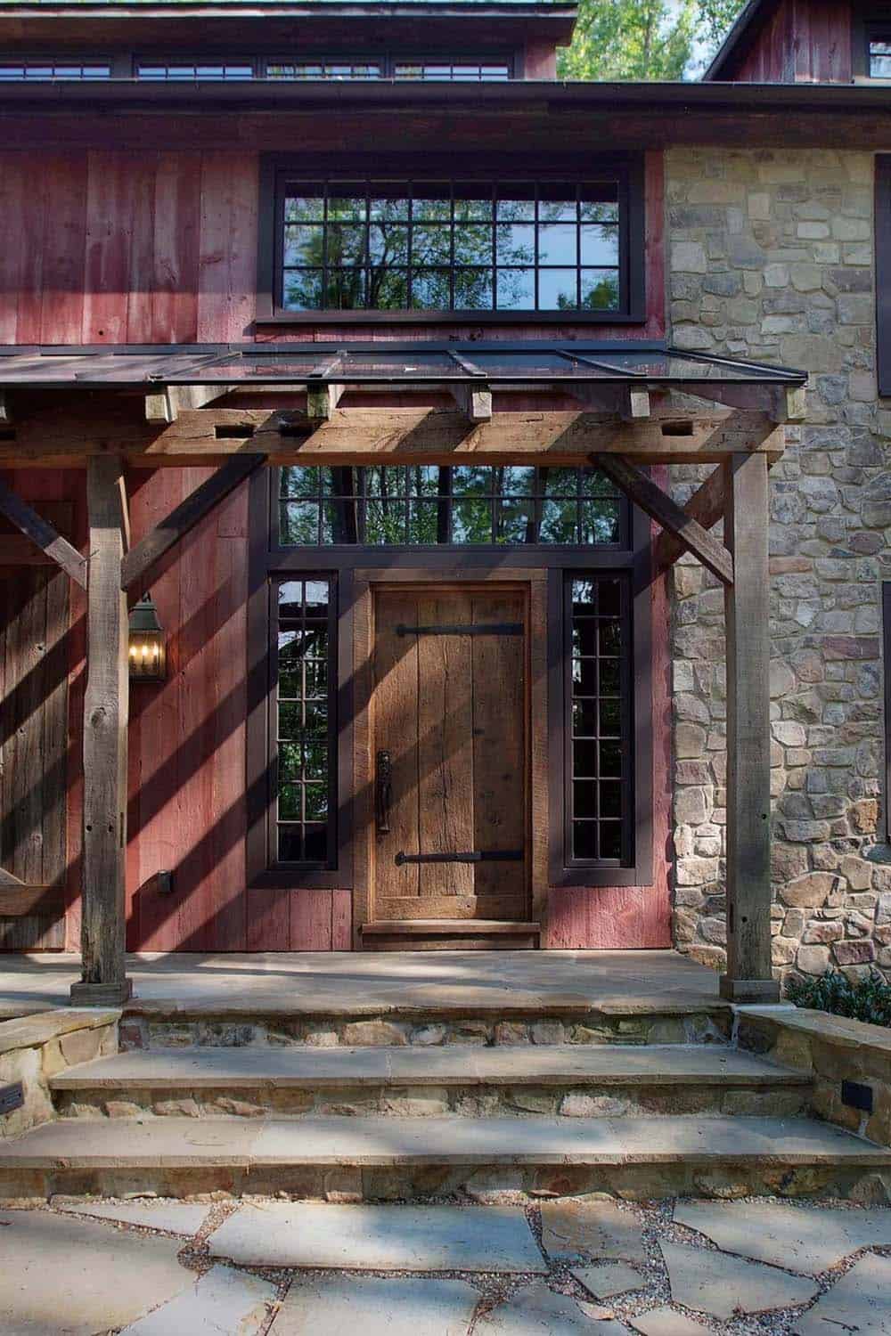 barn house exterior entry