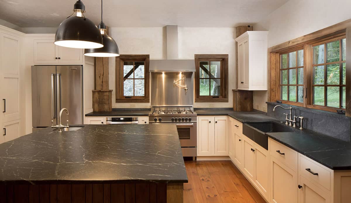 modern barn style kitchen