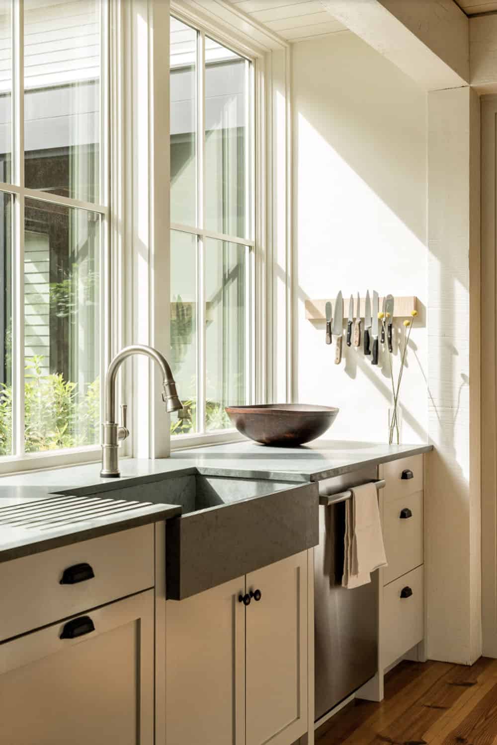 modern farmhouse kitchen sink wall