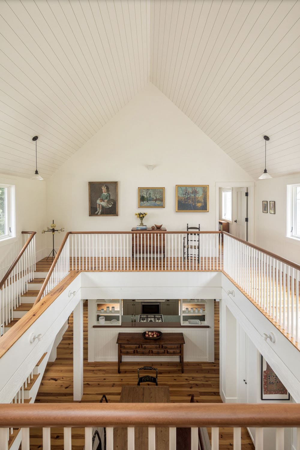 modern farmhouse staircase