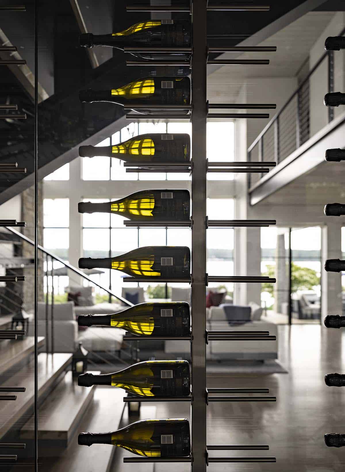modern wine cellar