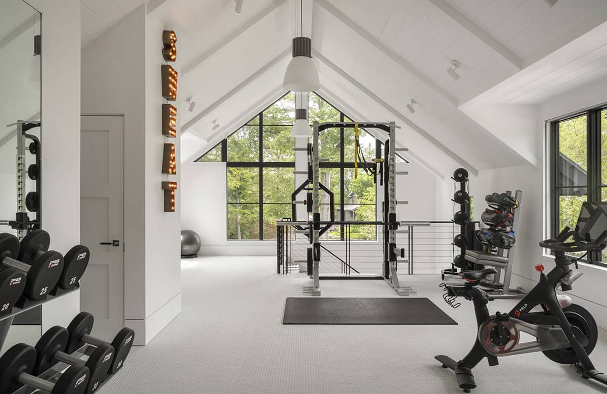 modern home gym