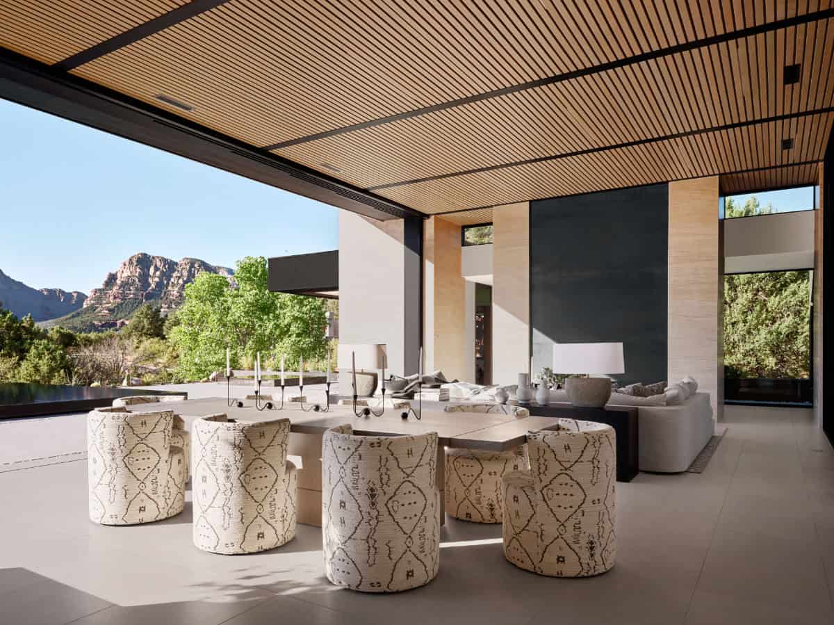 modern dining room