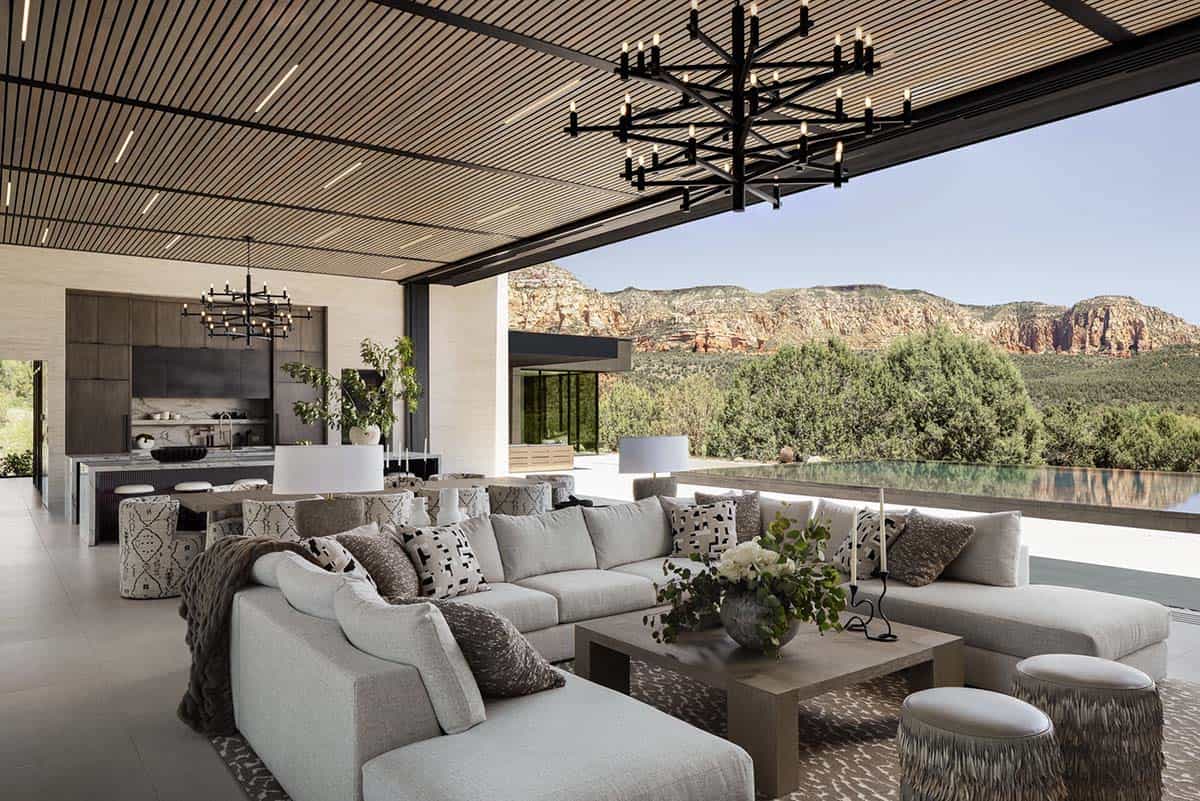  modern living room with a view