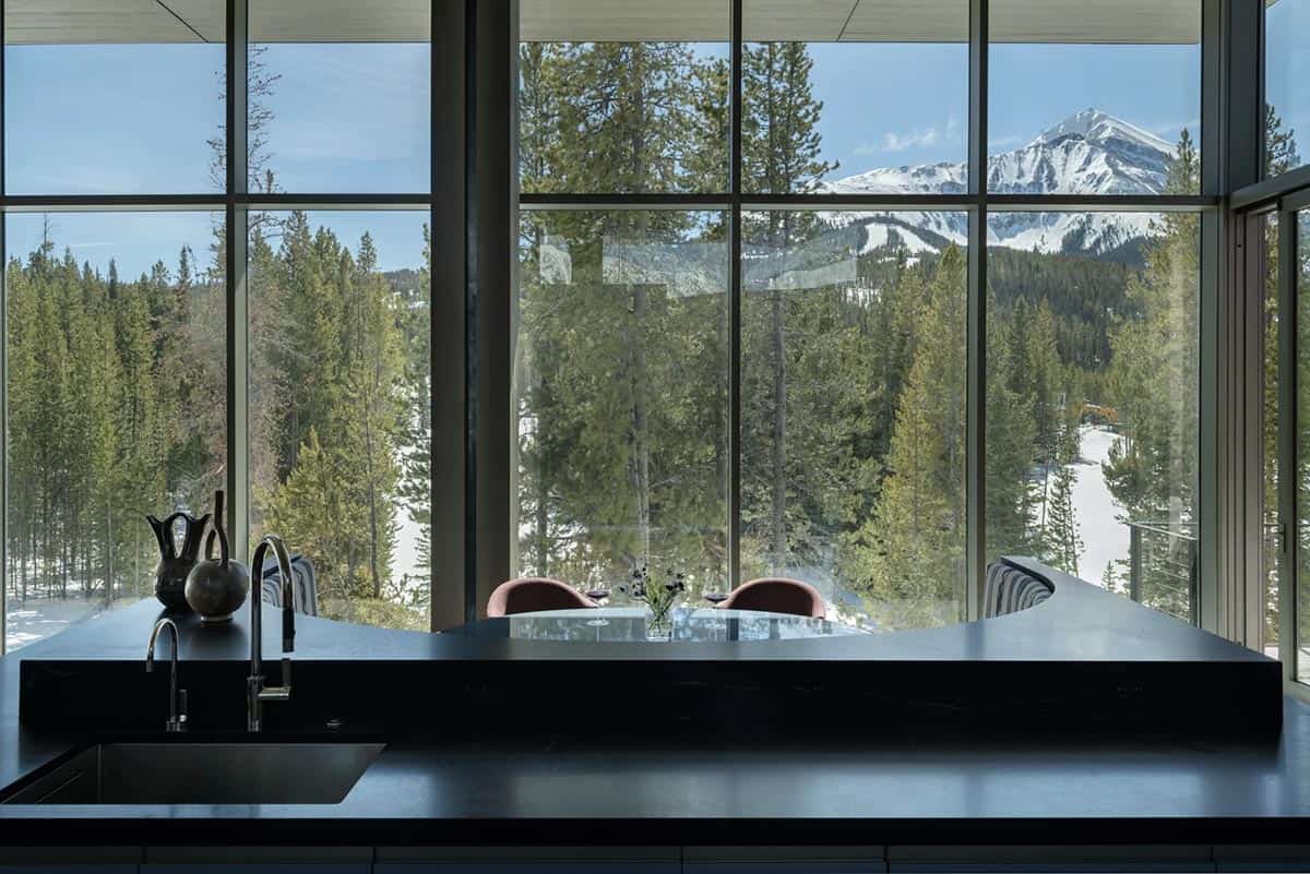 modern kitchen breakfast nook