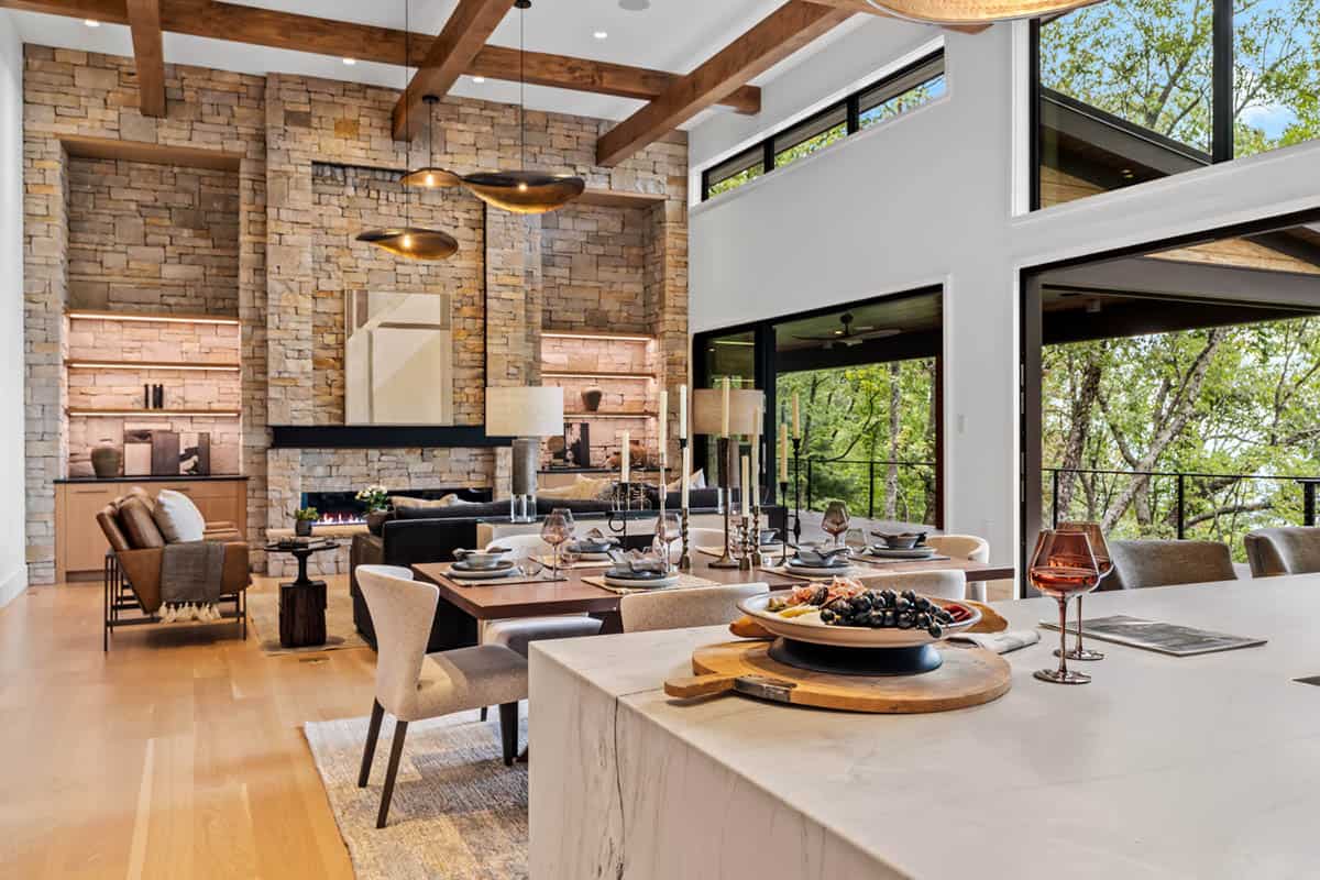 modern great room