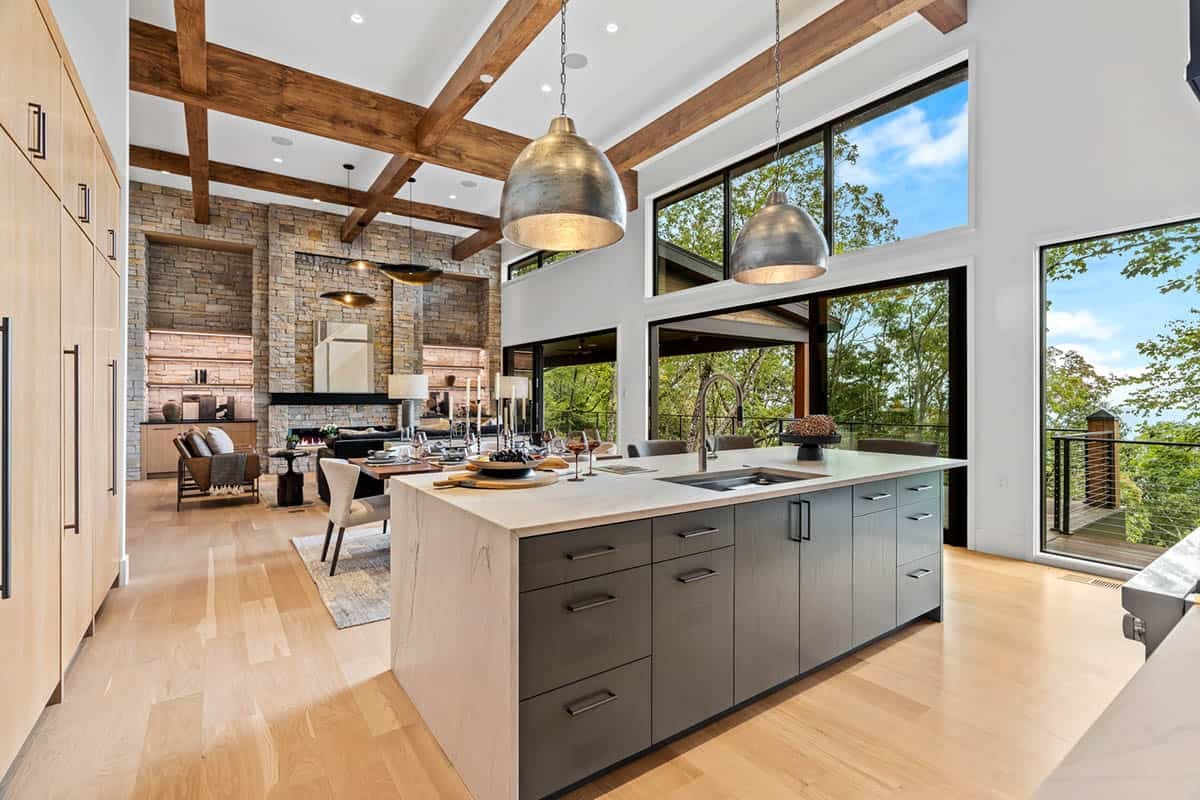 modern great room