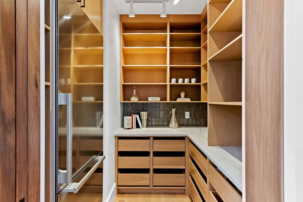modern kitchen pantry