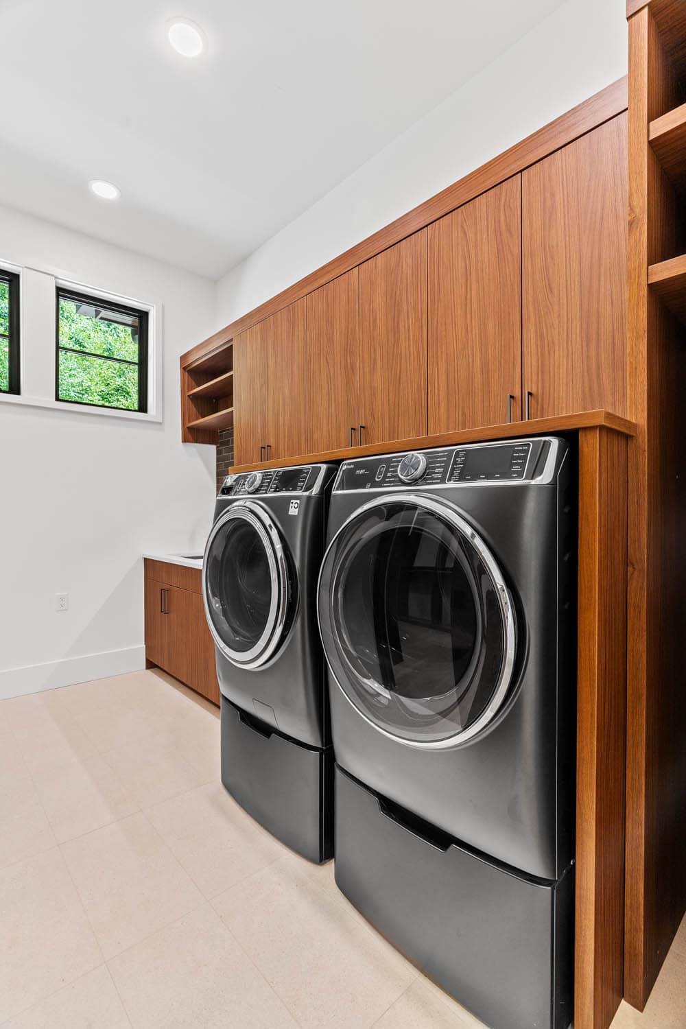 modern laundry room