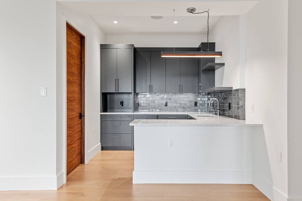 modern kitchenette