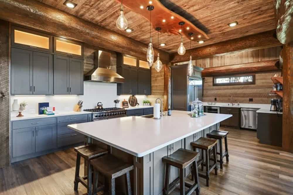 modern rustic kitchen
