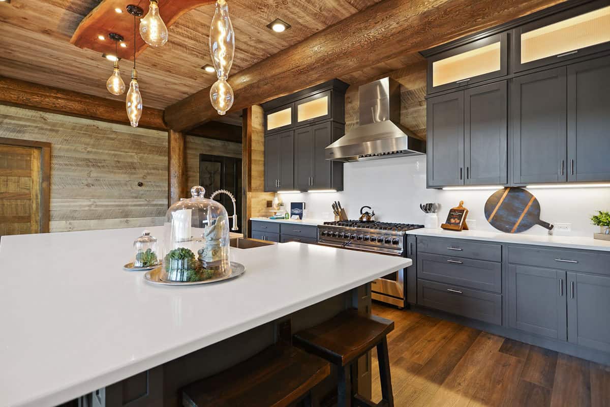 modern rustic kitchen
