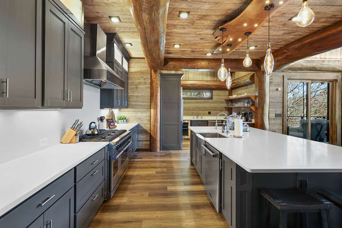 modern rustic kitchen