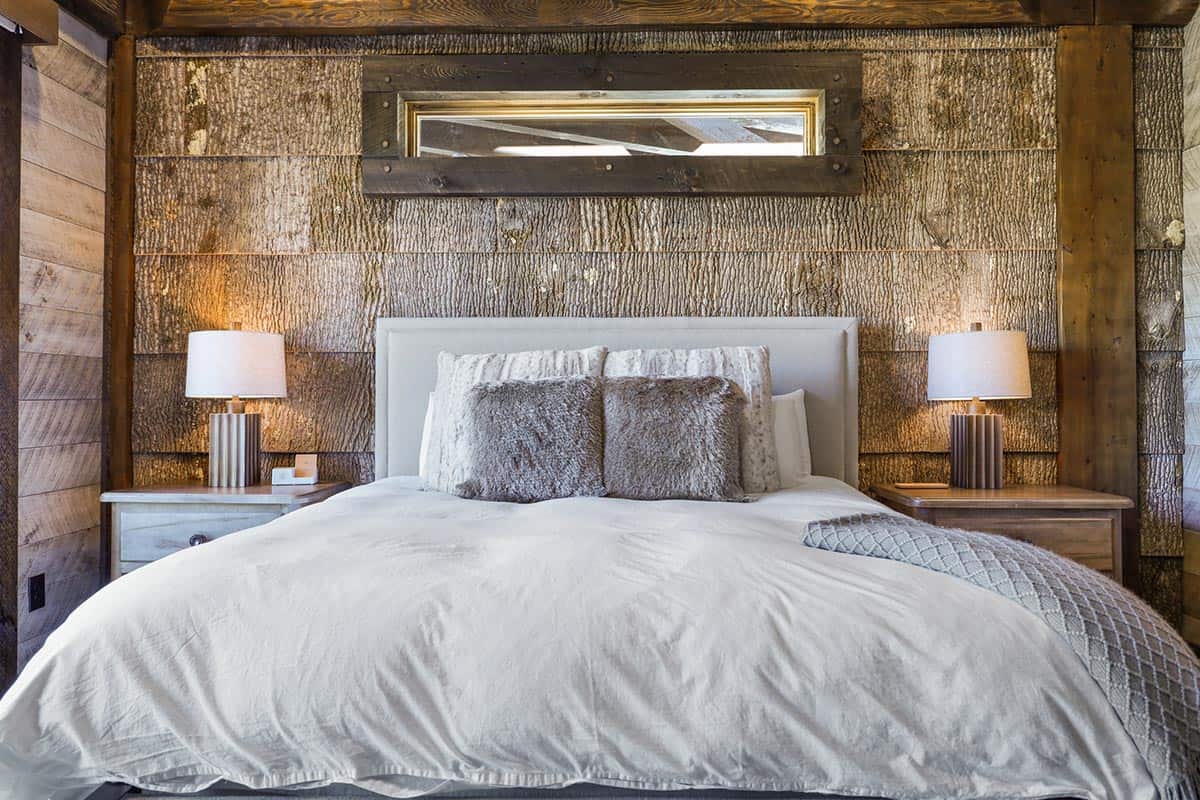 modern rustic bedroom