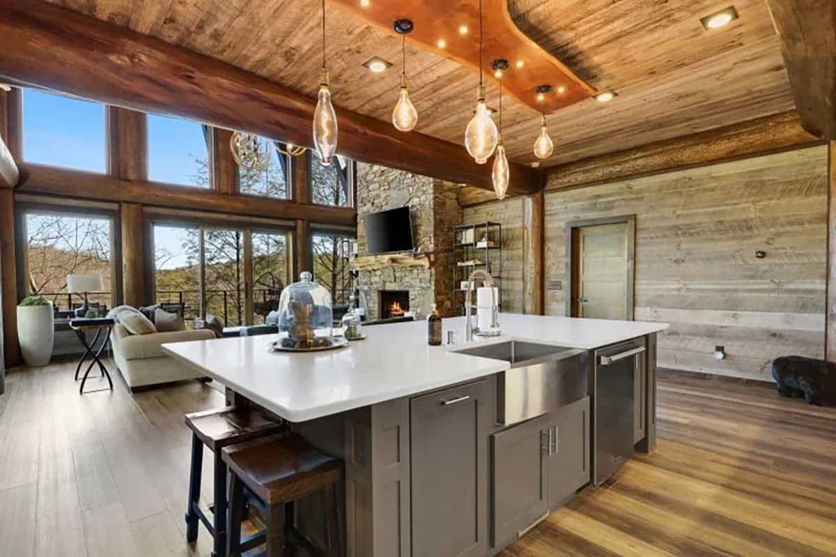 modern rustic kitchen