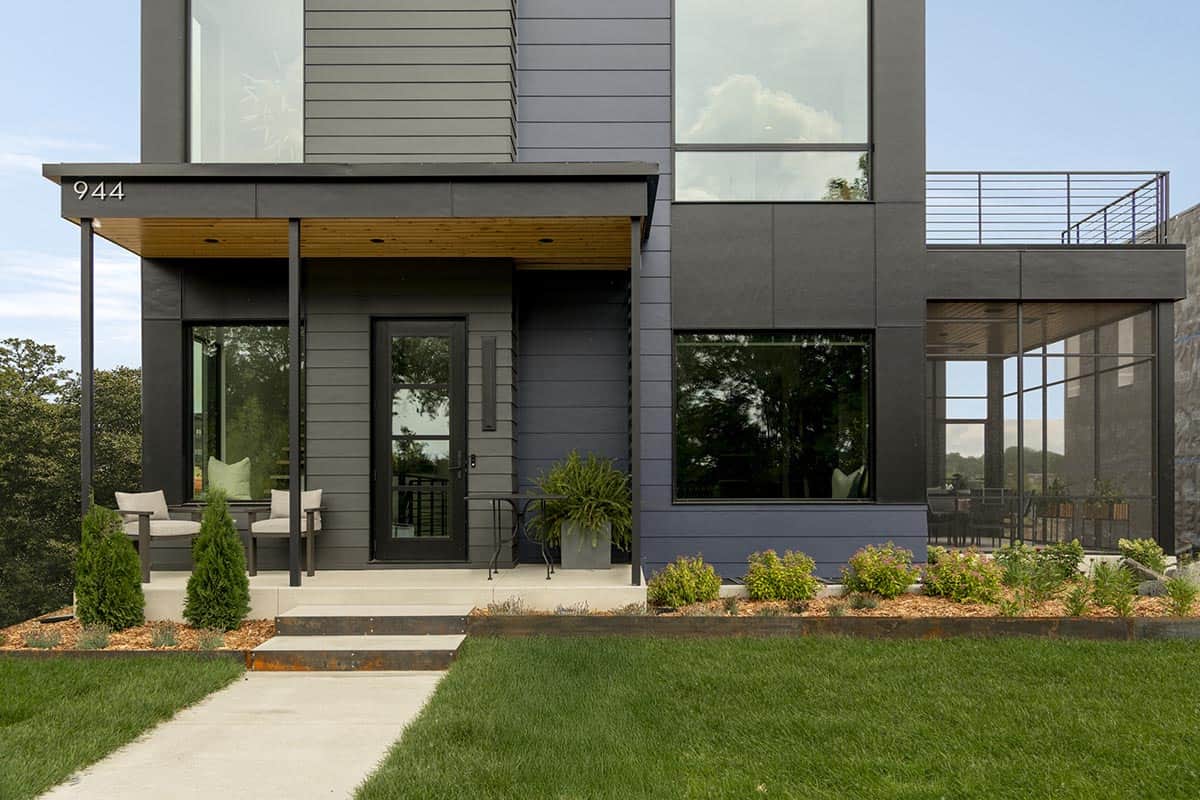 modern home exterior