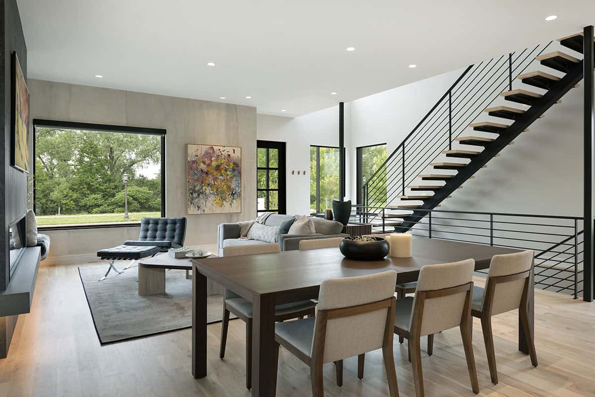 modern dining room