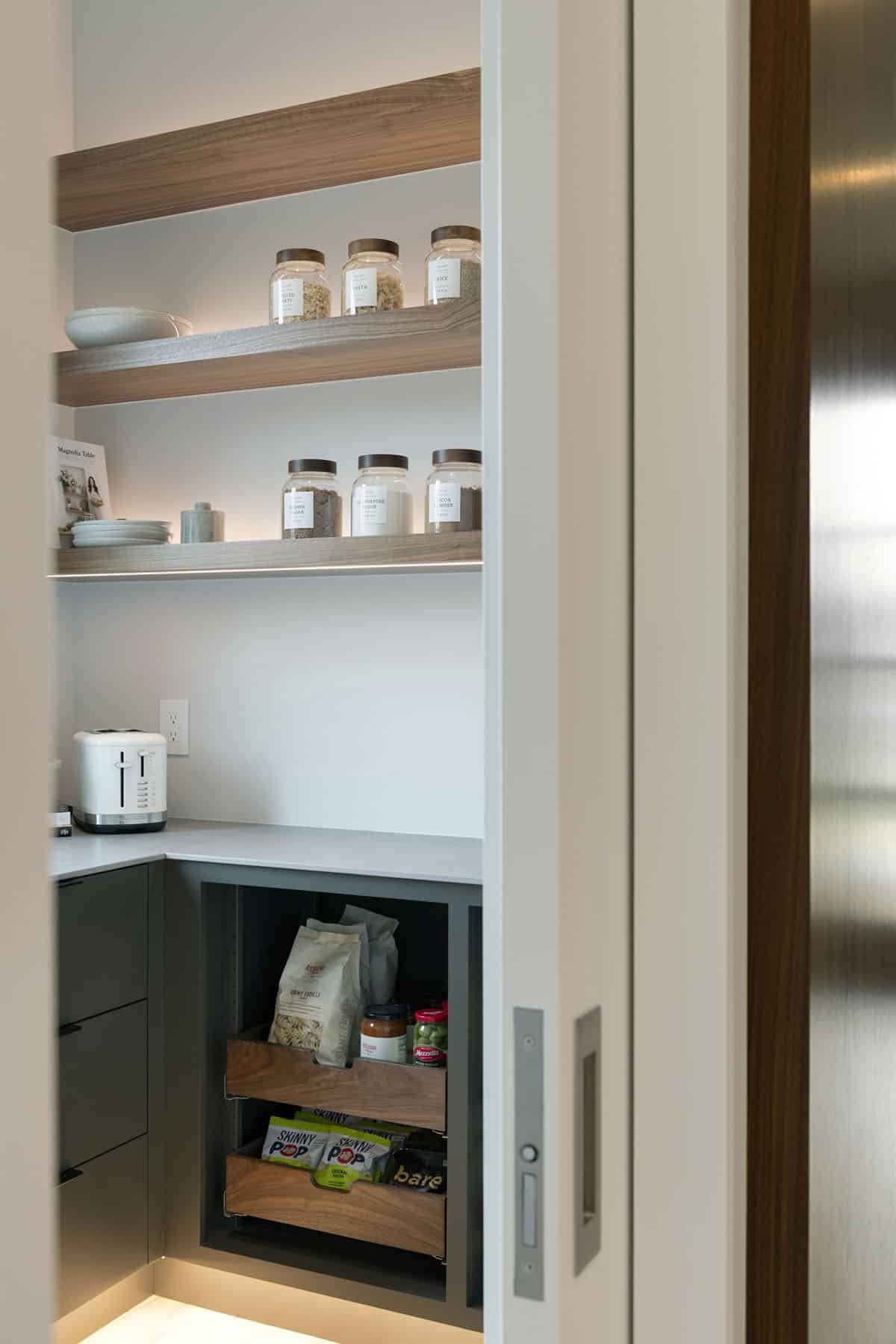 modern kitchen pantry