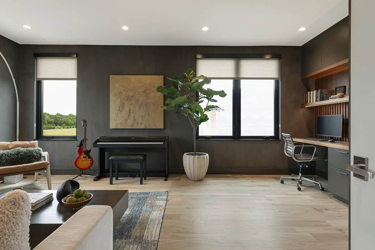 modern family room