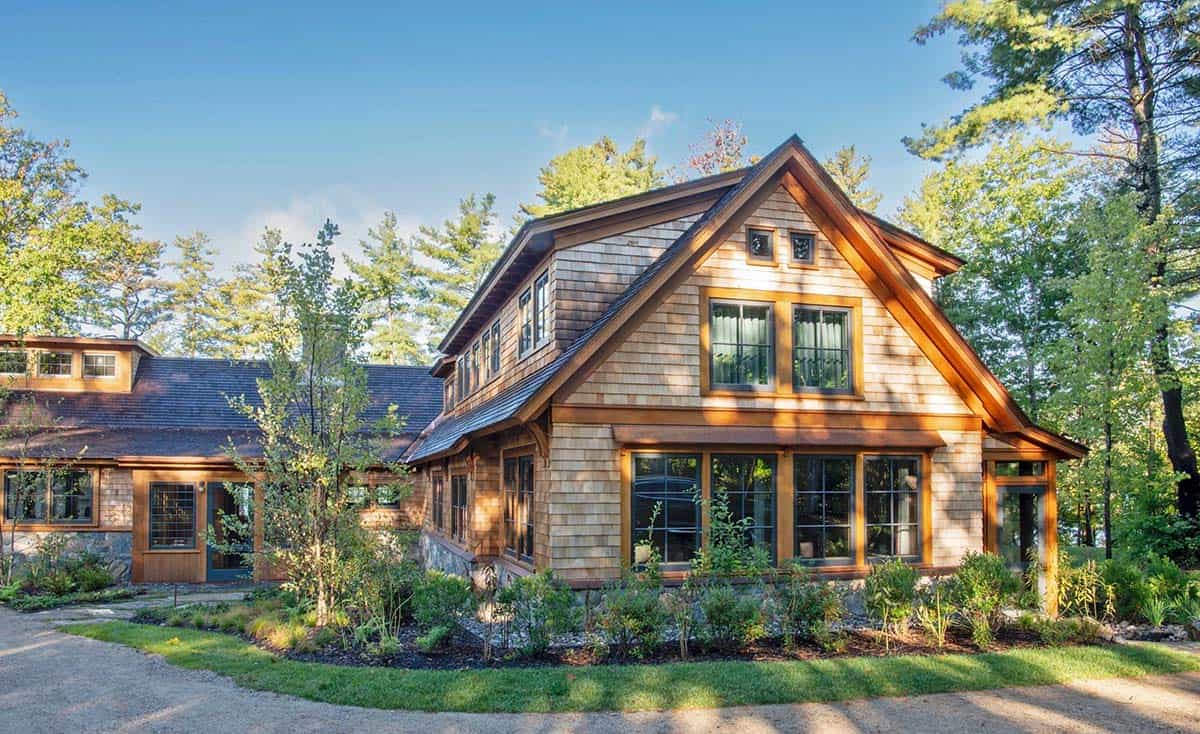 rustic modern house exterior