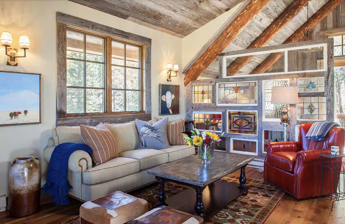 rustic living room