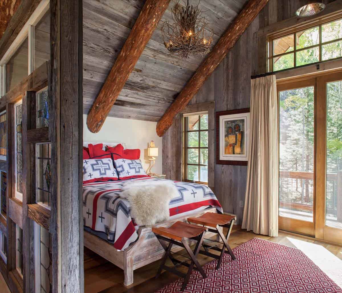 rustic bedroom