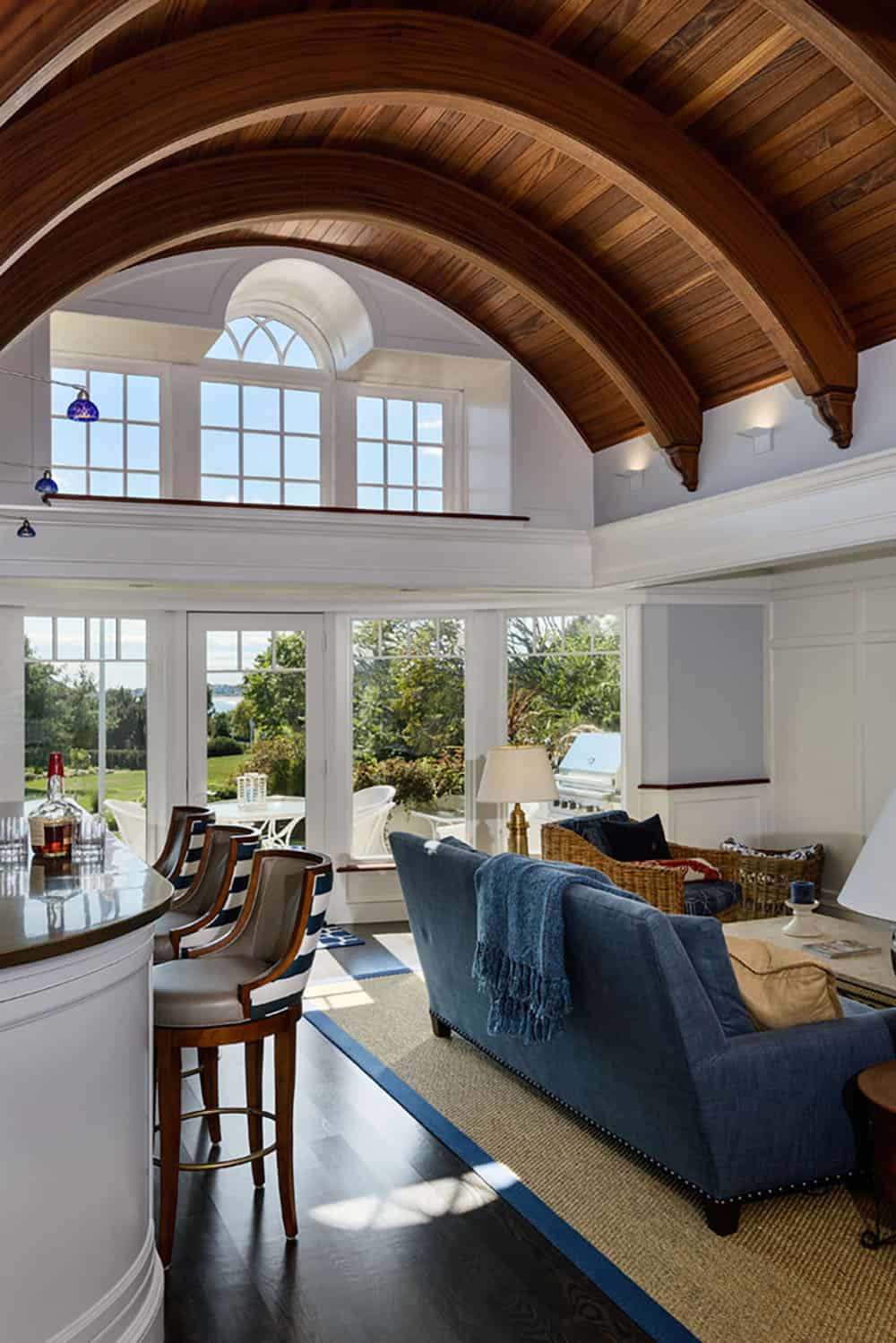 Beach Style Living Room