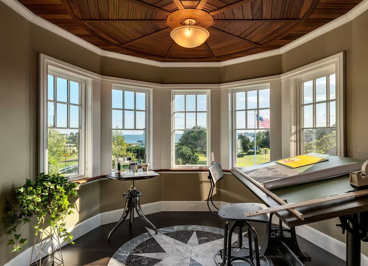 Beach Style Home Office