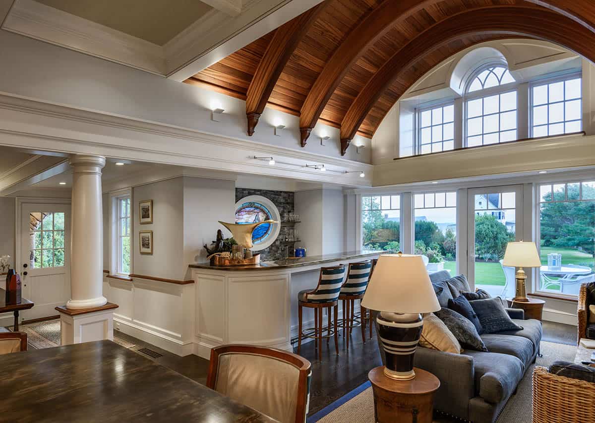 Beach Style Living Room