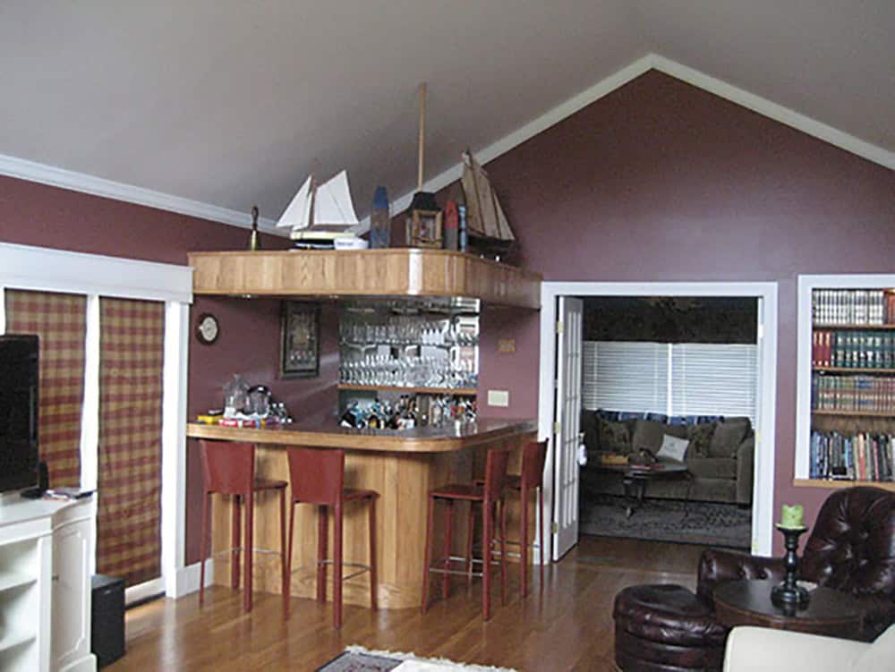 seaside cottage retreat kitchen before the renovation