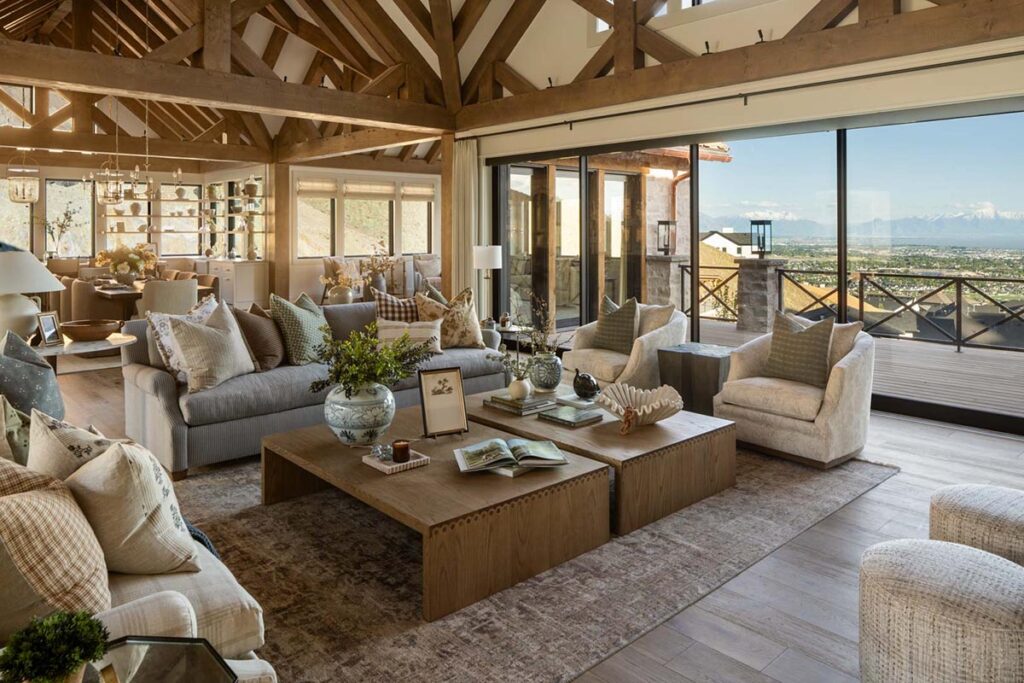 Step inside this stunning dream house in the peaceful Utah Mountains
